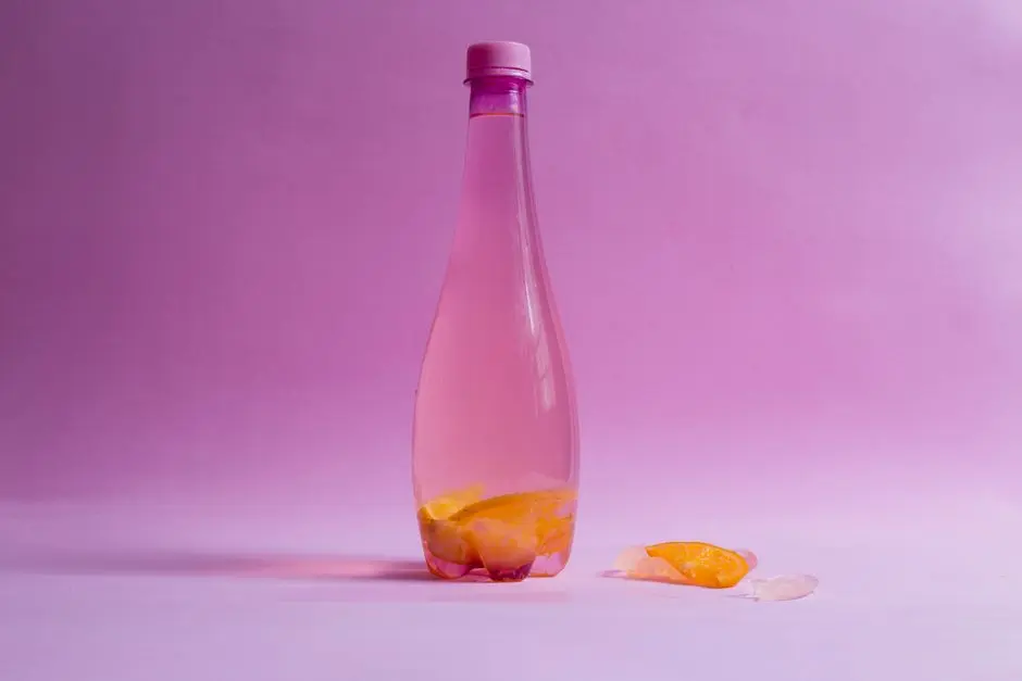 Botol air dan buah sebagai bagian dari kebiasaan sehat harian